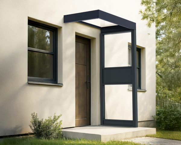 Palram-Canopia_Door-Awnings_Sophia_Side-Wall_Grey_Clear_3x5_1x1.6_Main