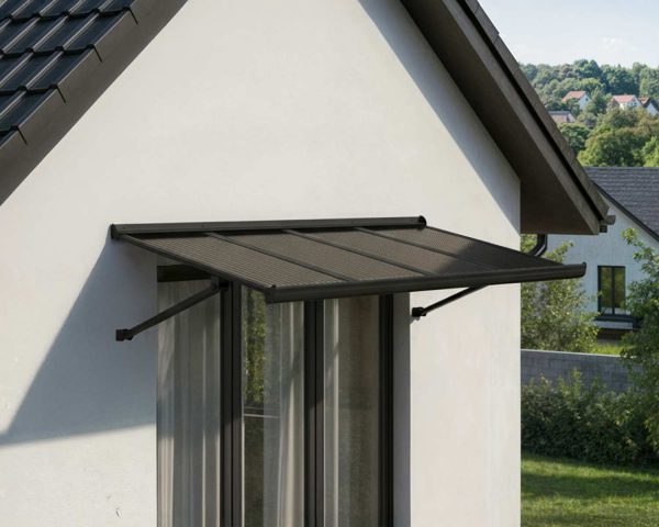 Palram-Canopia_Door_Awnings_Augustine_4.8ft_Black_Grey_Main_1_EU_FR_DE