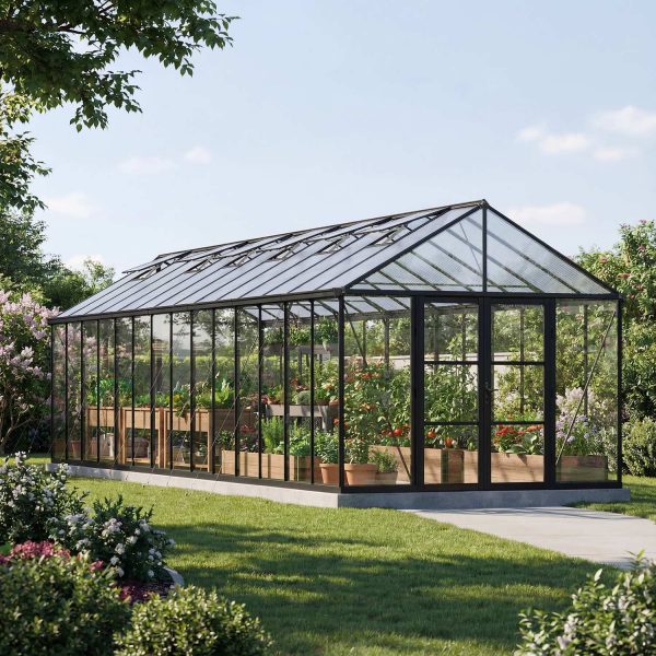 Palram-Canopia_Greenhouses_ARIA_10x35_3x10.5_Black_Clear_Main_1