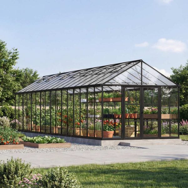 Palram-Canopia_Greenhouses_ARIA_10x40_3x12_Black_Clear_Main_1