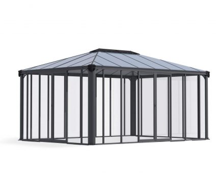 Tonnelle de jardin fermée Ledro 5X3.6 | Canopia FR