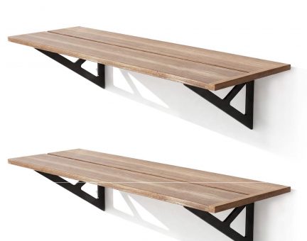 Etageres Bois Pour Serre De Jardin NATURA – Lot de 2