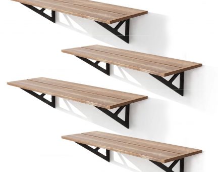 Etageres Bois Pour Serre De Jardin NATURA – Lot de 4
