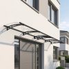 Palram Door Awnings Aquila 4100 Grey Clear Main 1