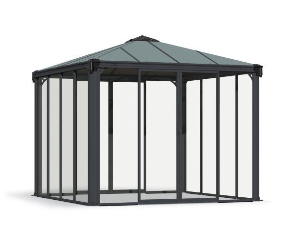 Palram Garden Chalets Ledro 3000 Grey Bronze Cutout