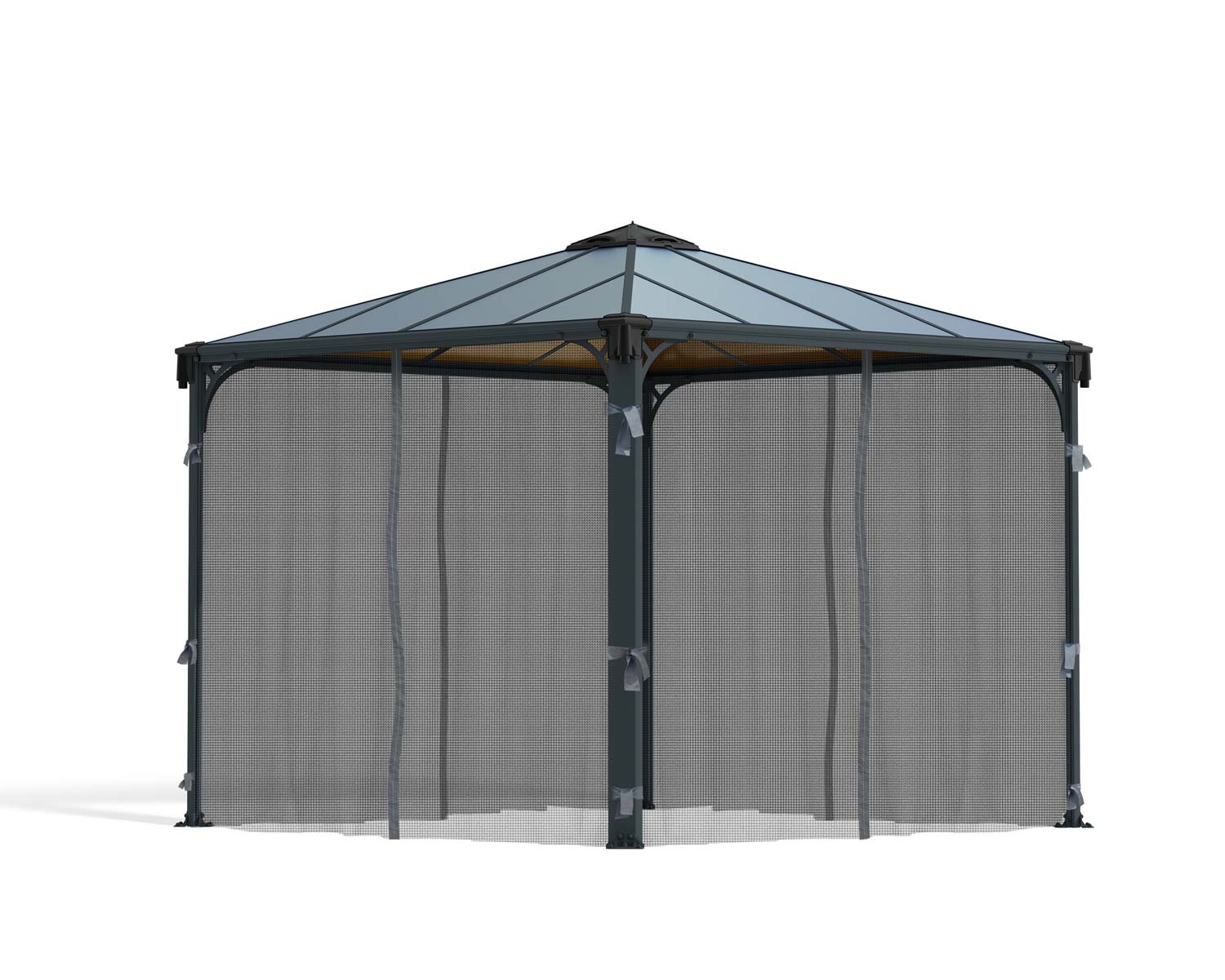  Palram Canopia Garden Gazebos Palermo 3000 Netting Set CutOut