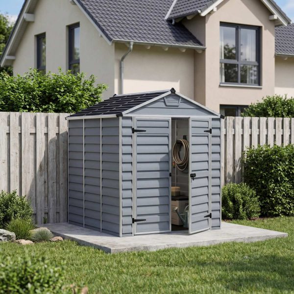 Palram-Canopia_Garden_Sheds_Skylight_6x8_Dark_Grey_Main_2_DE