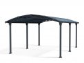 Carport Kit Arcadia 12 ft. x 17 ft. Grey Structure & Twin wall Glazing