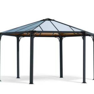 Palram Garden Gazebos Monaco Grey Bronze Cutout