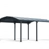 Palram Garden Gazebos Tucson 5000 Grey Bronze Cutout