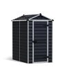 Storage Shed Kit Skylight 4 ft. x 6 ft. Tan Structure