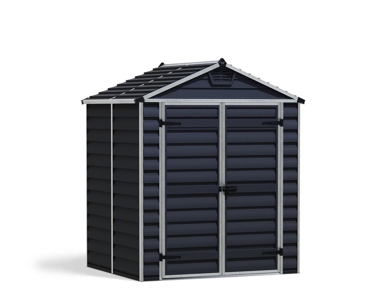 Storage Shed Kit Skylight 6 ft. x 5 ft. Tan Structure