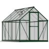 Greenhouses Mythos 6x10 Green Structure & Multiwall Glazing