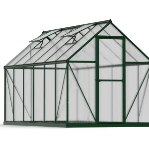 Greenhouses Mythos 6x12 Green Structure & Multiwall Glazing