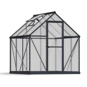 Greenhouses Mythos 6x6 Grey Structure & Multiwall Glazing