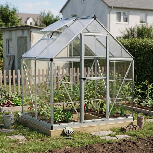 Palram-Canopia_Greenhouses_Nature_6x4_Silver_Main_1_DE