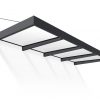 Palram Canopia Door Awnings Sophia XL 4.7x12.5 1.9x3.9 Grey White CutOut