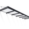 Palram Canopia Door Awnings Sophia XL 4.7x18.6 1.4x5.7 Grey White CutOut