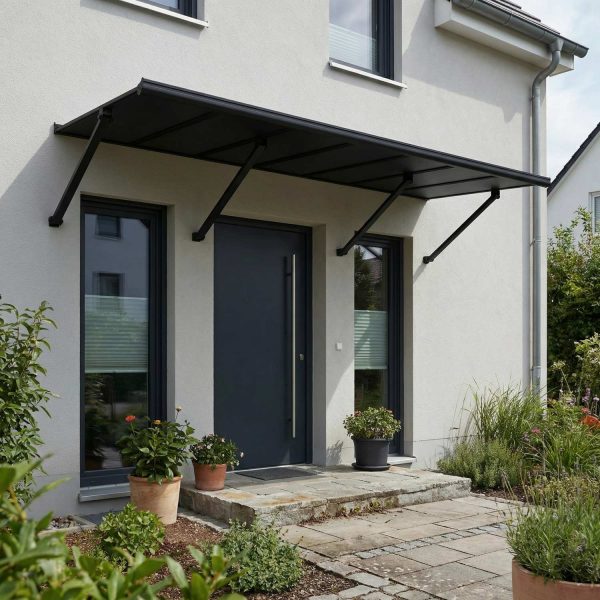 Palram-Canopia_Door_Awnings_Augustine_8.5ft_Black_Grey_Main_1_DE