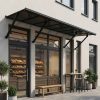 Palram-Canopia_Door_Awnings_Augustine_9.6ft_Black_Grey_Main_3_DE