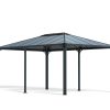 Palram Garden Gazebos Martinique 5000 Grey Bronze CutOut
