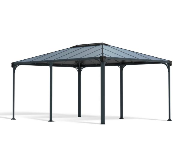 Palram Garden Gazebos Martinique 5000 Grey Bronze CutOut