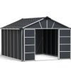 Storage Shed Kit Yukon 11 ft. x 13 ft. Grey Structure