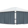 Palram Garden Gazebos Dallas 4900 Curtains Set Cutout 1