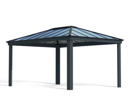 Aluminum Gazebo Dallas Grey 11' x 15' Kit