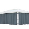 Palram Garden Gazebos Dallas 6100 Curtains Set Cutout 1