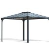 Palram Garden Gazebos Martinique 3600 Grey Bronze CutOut