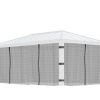 Palram Garden Gazebos Dallas 6100 Netting Set CutOut