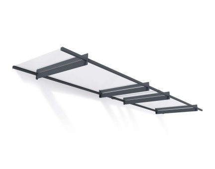Nancy Alu Vordach 94X411 cm Grau