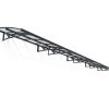 Door Awning Amsterdam 5 ft. x 29 ft Grey Structure & Clear Glazing