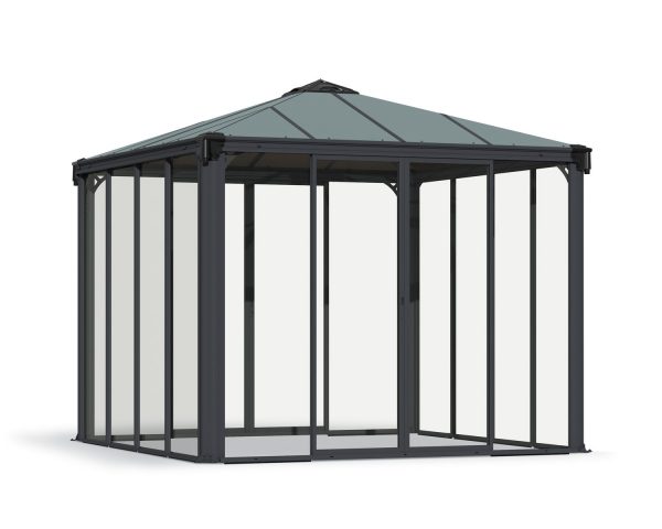 Palram Garden Chalets Ledro 3000 Grey Bronze Cutout