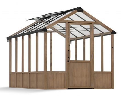 Natura Gewächshaus Zedernholz 257 x 364 cm