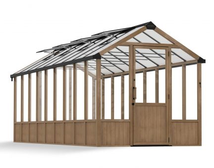 Natura Gewächshaus Zedernholz 257 x 644 cm